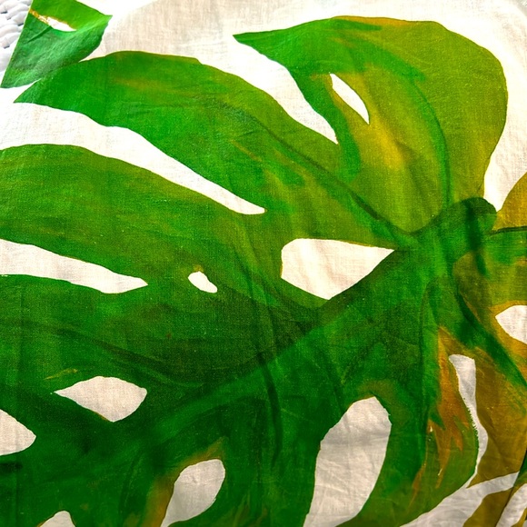 FARM Rio Sz. S White Monstera One ShoulderJumpsuit EUC - Picture 13 of 16